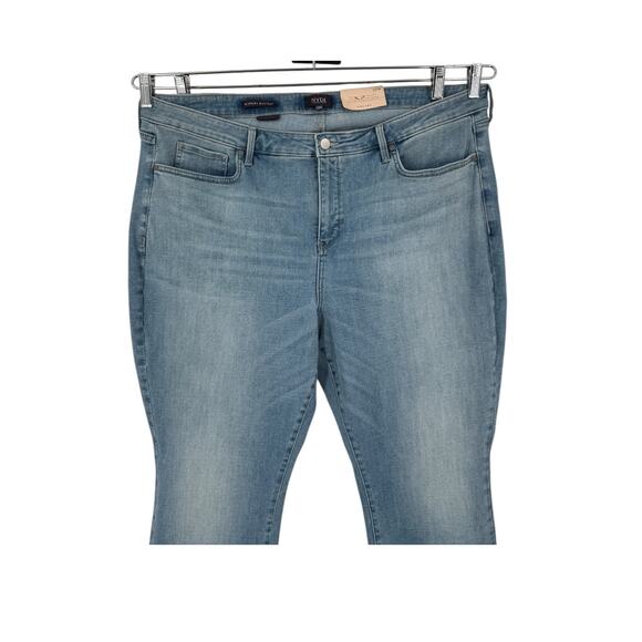 NYDJ jeans Julia Relaxed Crop Flare blue size 22W - Picture 2 of 8